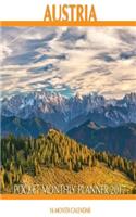 Austria Pocket Monthly Planner 2017: 16 Month Calendar(English)