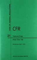 Code of Federal Regulations Title 21, Food and Drugs, Parts 170-199, 2015