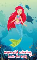 mermaid coloring book for kids.