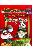 Merry Christmas Color by Numbers Coloring Book for Kids: a beautiful colouring book with Christmas Coloring for Children, boy, girls, kids Ages 2-4,3-5,4-8