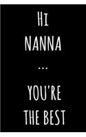 Hi NANNA ... You're The Best