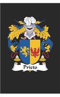 Prieto: Prieto Coat of Arms and Family Crest Notebook Journal (6 x 9 - 100 pages)