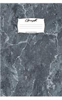 Graph Paper Composition Notebook: Coordinate graph 4x4 Quadrille Paper - Quad Ruled paper - grid paper - squared paper - math paper - Graph Paper Cover Design with Gray Marble Backgr(2 6.14x9.21 Inch Graph Paper 4 X 4)