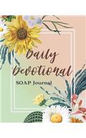 Daily Devotional SOAP Journal-Easy & Simple Guide to Scripture Journaling-Bible Study Workbook 100 pages Book 12: Guide To Journaling Scripture Using SOAP Method Faith-Based Guided Journal Adults Teens Kids