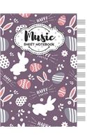 Music Sheet Notebook