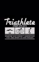 Triathlete: 6x9 Triathlon - grid - squared paper - notebook - notes