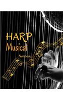 Harp Musical Notebook