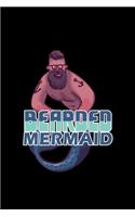 Bearded Mermaid: 110 Game Sheets - Four in a Row Fun Blank Games - Soft Cover Book for Kids for Traveling & Summer Vacations - Mini Game - Clever Kids - 110 Lined pa
