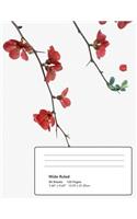 Flowering Red Quince Gone Wild Composition Notebook