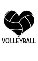 Volleyball: Volleyball Blank Lined Journal, Volleyball Notebook for Teens