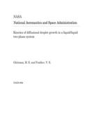Kinetics of Diffusional Droplet Growth in a Liquid/Liquid Two-Phase System