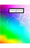 Attendance Registration Log: Simplistic Undated Write in & Sign in Daily/Weekly Register Organizer Employee Entry Register Record for Companies, Business & Entrepreneurs and Man
