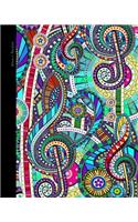 Writers Notebook: Gifts for Music Lovers (A large paperback personal journal with ruled lines NOT STAVES for musicians; it is from our Carnival range)(1 Music Gifts)