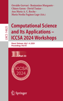 Computational Science and Its Applications - Iccsa 2024 Workshops