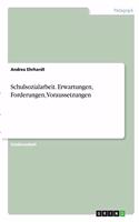 Schulsozialarbeit. Erwartungen, Forderungen, Voraussetzungen