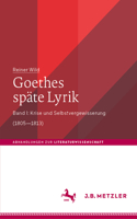 Goethes SpÃ¤te Lyrik