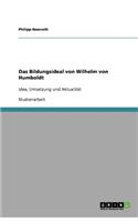 Das Bildungsideal von Wilhelm von Humboldt