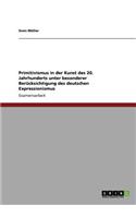 Primitivismus in der Kunst des 20. Jahrhunderts unter besonderer Berücksichtigung des deutschen Expressionismus