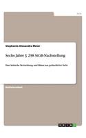 Sechs Jahre § 238 StGB-Nachstellung