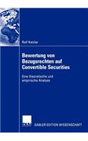 Bewertung Von Bezugsrechten Auf Convertible Securities