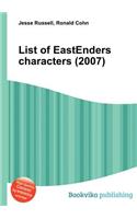 List of Eastenders Characters (2007): (English)