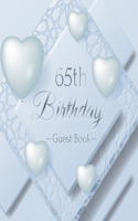 65th Birthday Guest Book