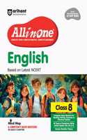 Arihant All in One English for Class 8 | As per Recommendations of NEP 2020 | Based on the latest NCERT I Mind Map in Each Chapter and Competency-Based Questions | Complete Study, Complete Practice, Complete Assessment