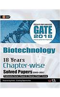 Gate 18 Years Chapter Wise Solved Papers Biotechnology (2000-2017) 2018