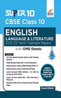 Super 10 CBSE Class 10 English Language & Literature 2021-22 Term I Sample Papers with OMR Sheets