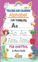 Tracing and Coloring Alphabet for Toddlers