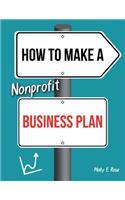 How To Make A Nonprofit Business Plan