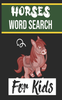 Horses Word Search for Kids