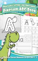 Traceable Letters for Preschool Dinosaur ABC Book