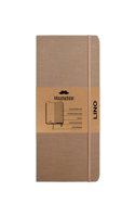 Moustachine Classic Linen Medium Dark Tan Squared Hardcover