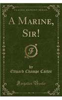 A Marine, Sir! (Classic Reprint)