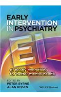 Early Intervention in Psychiatry