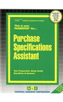 Purchase Specifications Assistant: Passbooks Study Guide