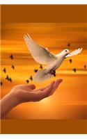 The Dove Journal: 100 Pages 6 X 9 Christian Inspirational Journal Notebook