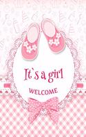 It's a Girl Welcome: Baby Shower Guest Book Sign In/Guest Registry with Gift Log
