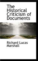 The Historical Criticism of Documents