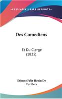 Des Comediens: Et Du Clerge (1825)