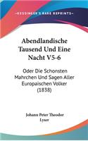 Abendlandische Tausend Und Eine Nacht V5-6