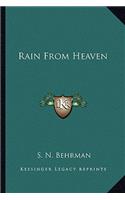 Rain From Heaven