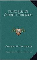 Principles of Correct Thinking