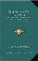 Essentials of English