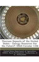Thorium Deposits of the United States - Energy Resources for the Future?