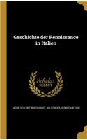 Geschichte der Renaissance in Italien