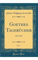 Goethes Tagebücher, Vol. 7