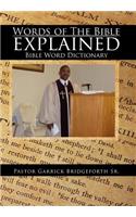 Words of The Bible explained