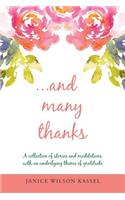 ...And Many Thanks